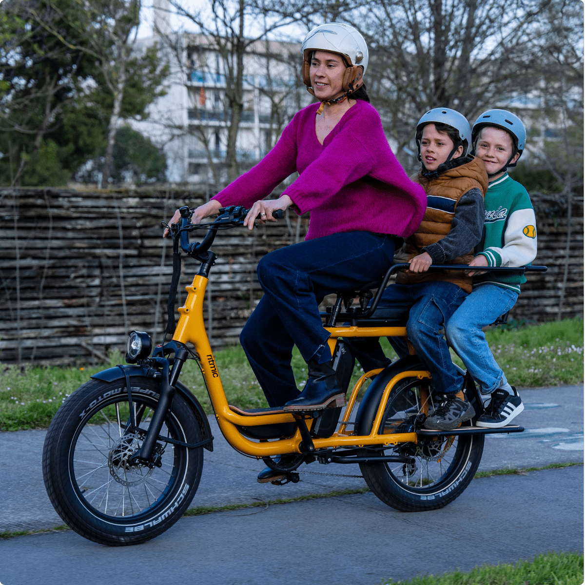 Ritmic Jumbo - vélo électrique cargo longtail - ElwingStandardJaune Ambré #couleur_jaune-ambre