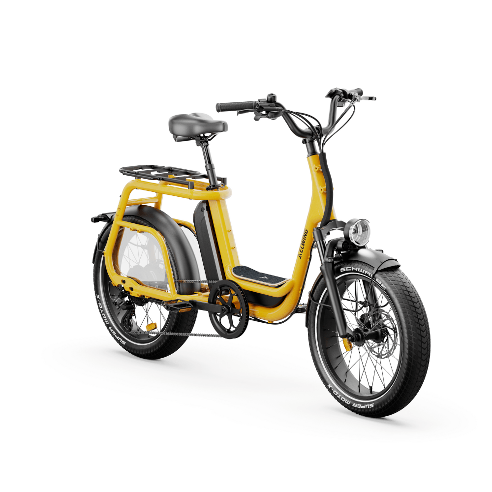 Ritmic Solo - vélo électrique cargo compact - ElwingStandardJaune ambré
