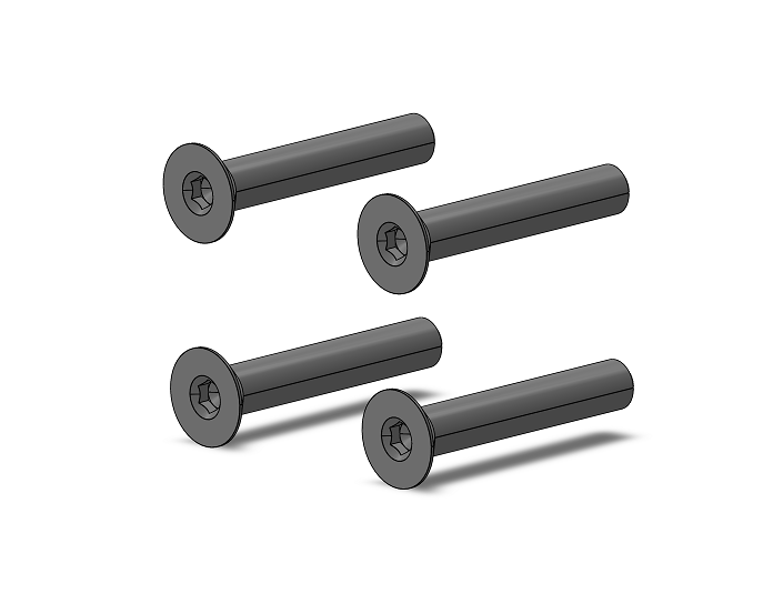 Visserie pour repose pied central Ritmic - Elwing