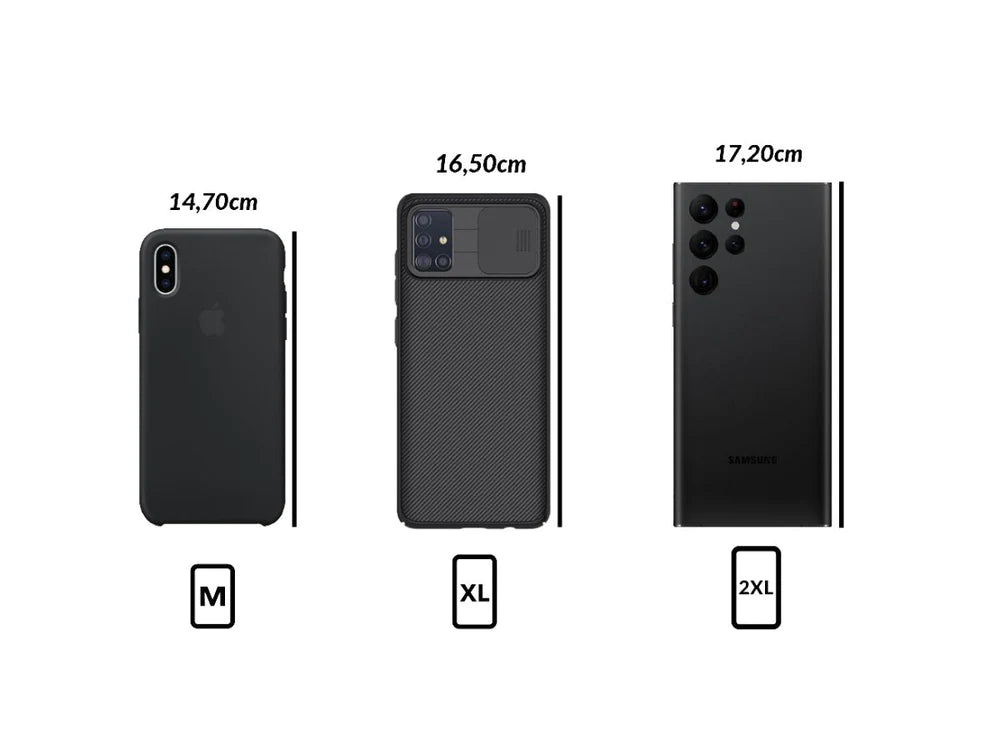 Support smartphone vélo étui magnétique - ElwingXL - hauteur < 16.5 cm