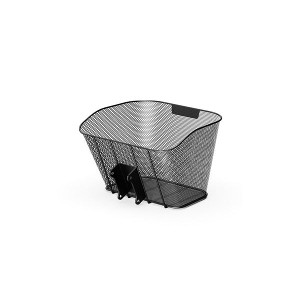 Panier Avant Vélo 139 – Acier Zingué Argent, Fixation Fixe, 18x13x6 Pouces – NEUF