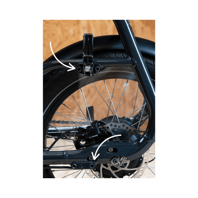 Repose - pieds passager pour vélo électrique Ritmic - Elwing