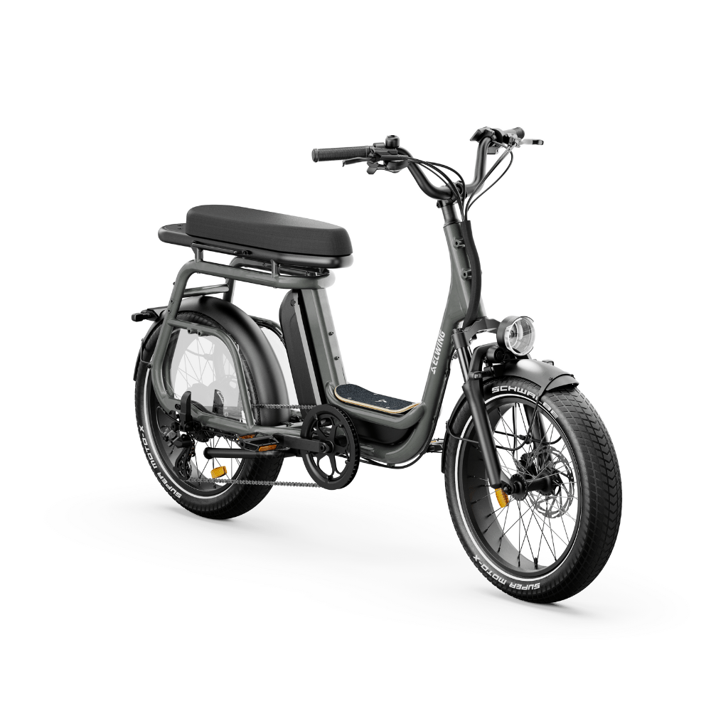 Ritmic Duo - vélo électrique cargo biplace - ElwingStandardGris charbon #couleur_gris-charbon