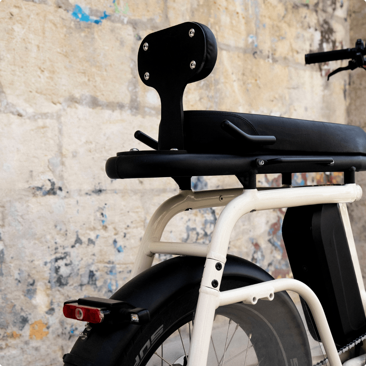 Ritmic Duo - vélo électrique cargo biplace - ElwingStandardBlanc Perlé 