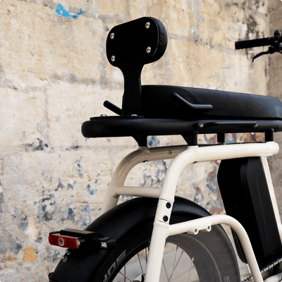 Ritmic Duo - vélo électrique cargo biplace - ElwingStandardBlanc Perlé 