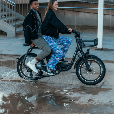 Ritmic Duo - vélo électrique cargo biplace - ElwingStandardGris charbon 