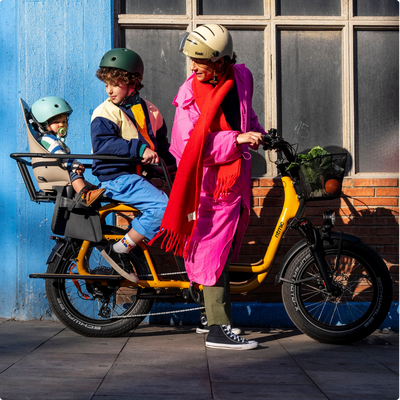 Ritmic Jumbo - vélo électrique cargo longtail - ElwingStandardJaune Ambré #couleur_jaune-ambre