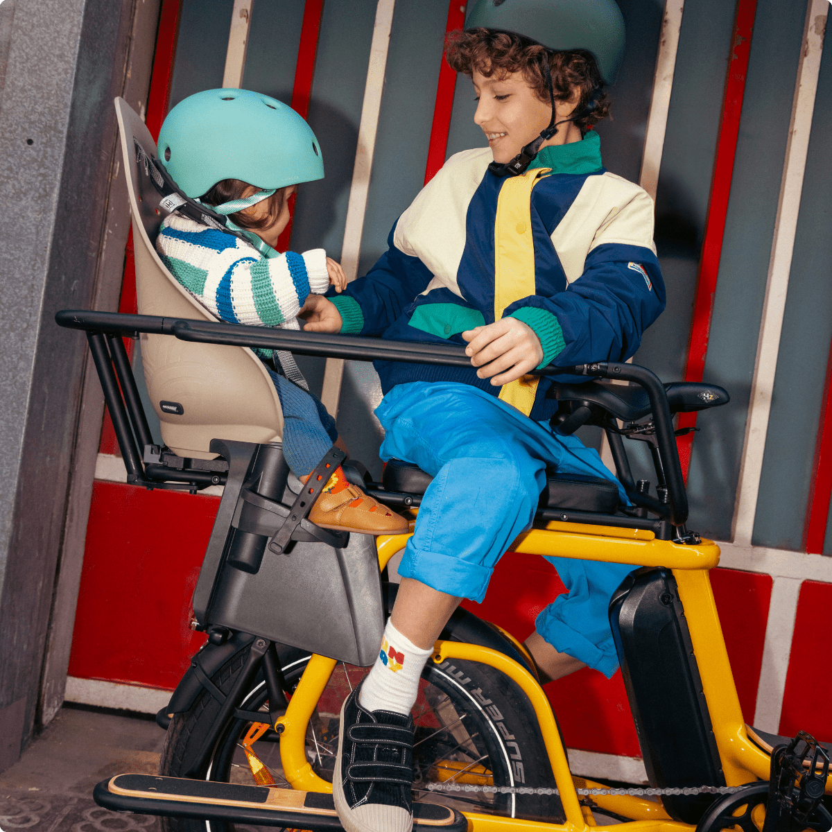 Ritmic Jumbo - vélo électrique cargo longtail - ElwingStandardJaune Ambré #couleur_jaune-ambre