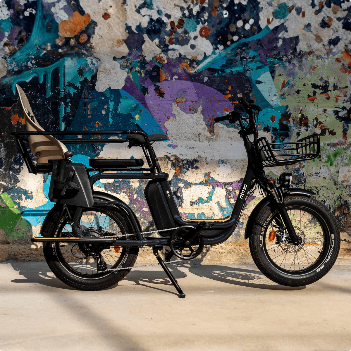 Ritmic Jumbo - vélo électrique cargo longtail - ElwingStandardGris charbon #couleur_gris-charbon