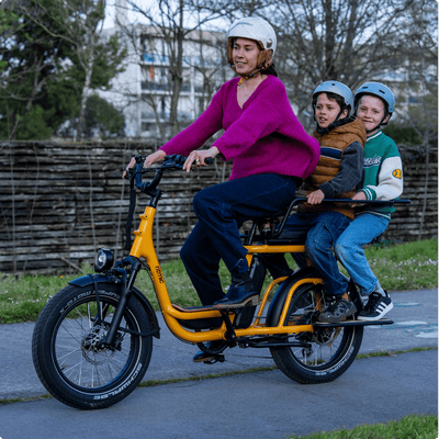 Ritmic Jumbo - vélo électrique cargo longtail - ElwingStandardJaune Ambré #couleur_jaune-ambre
