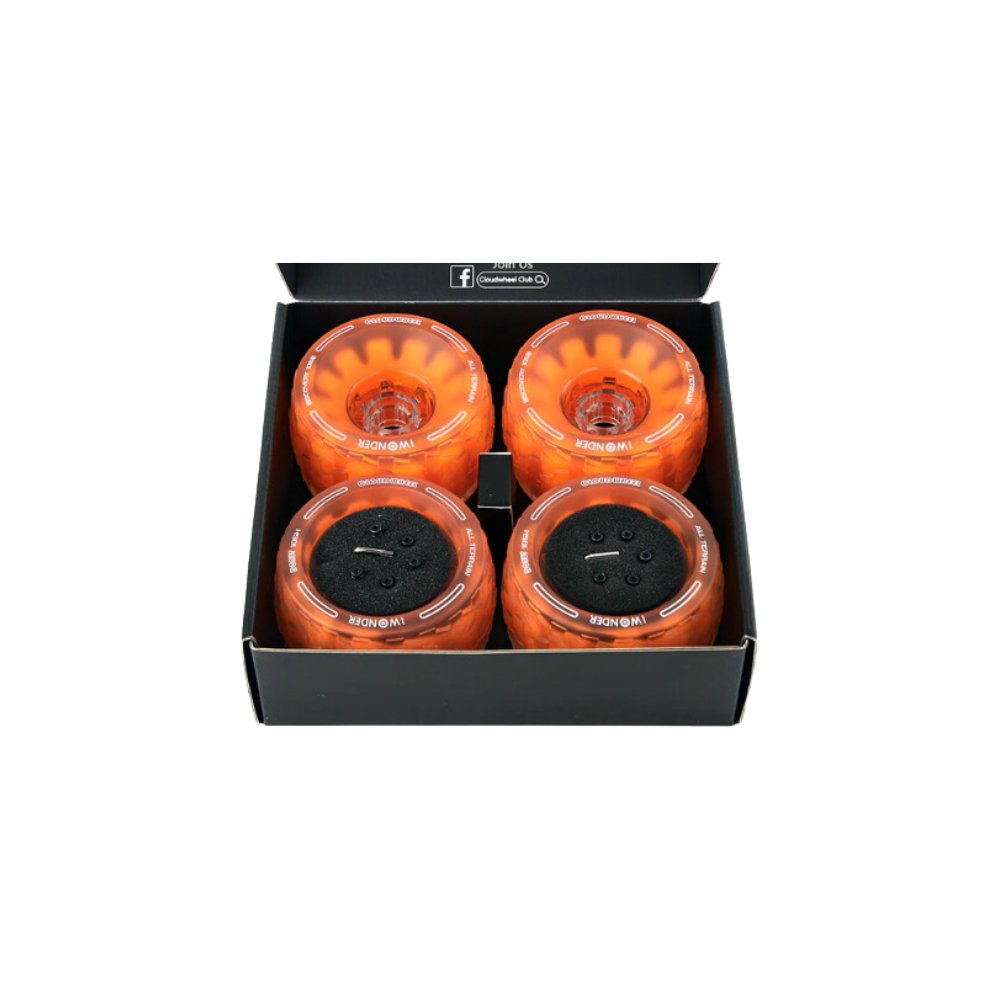 Roues tout - terrain Cloudwheel Donut 105 mm pour Powerkit 2 - ElwingOrange