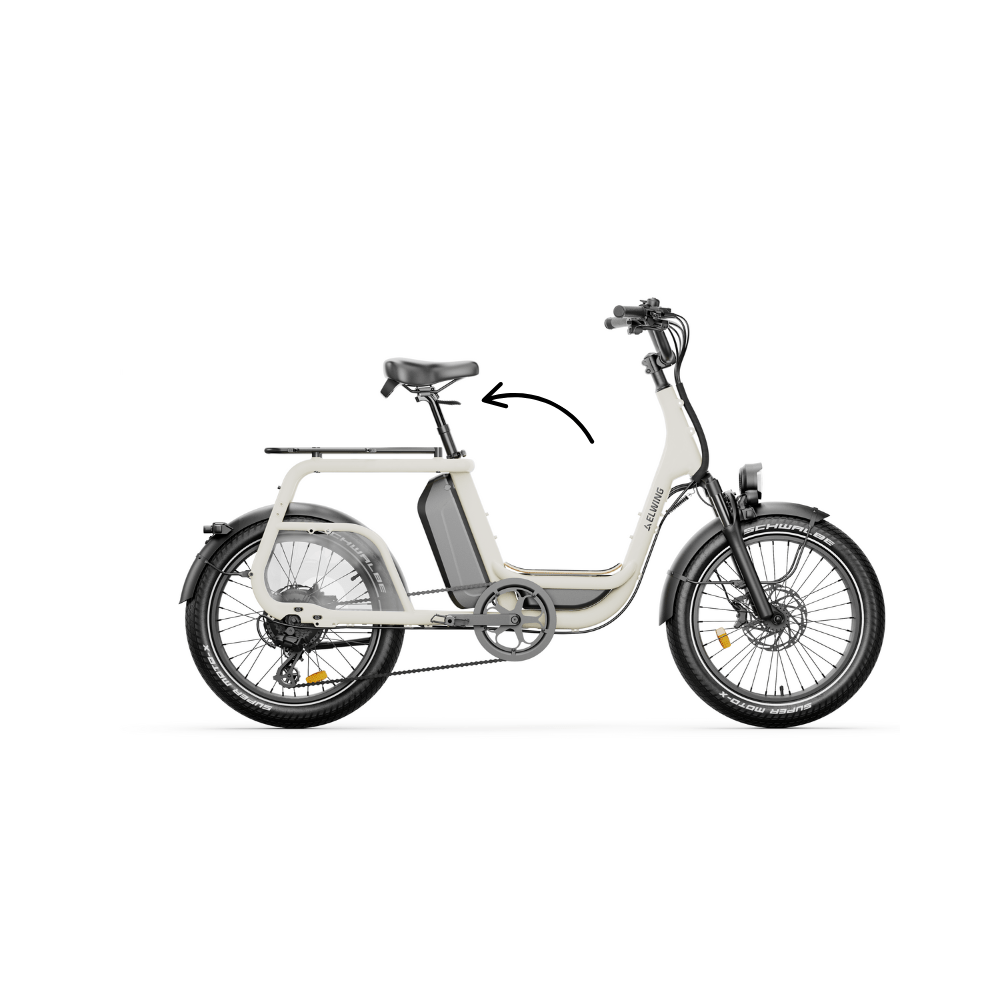 Tige de selle télescopique avec poignée - Elwing