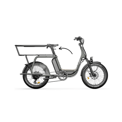 Tige de selle télescopique avec poignée - Elwing