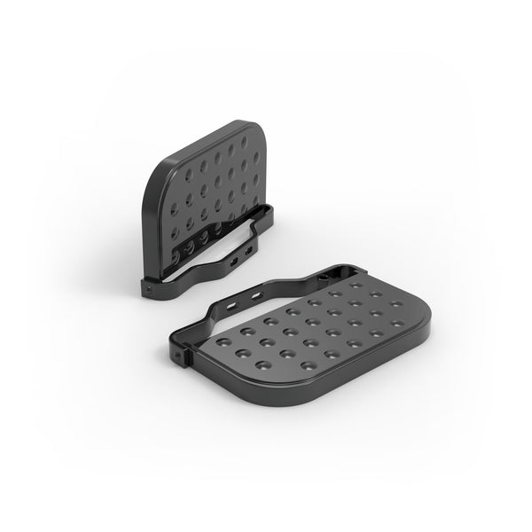 Repose-pieds Élargi Réglable Pour Vélo Électrique Et Moto - Confort Longue Distance, Fer Pulvérisé Robuste